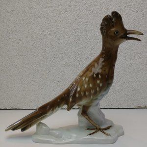 Gerold Porzellan Road Runner -  Bird Figurine